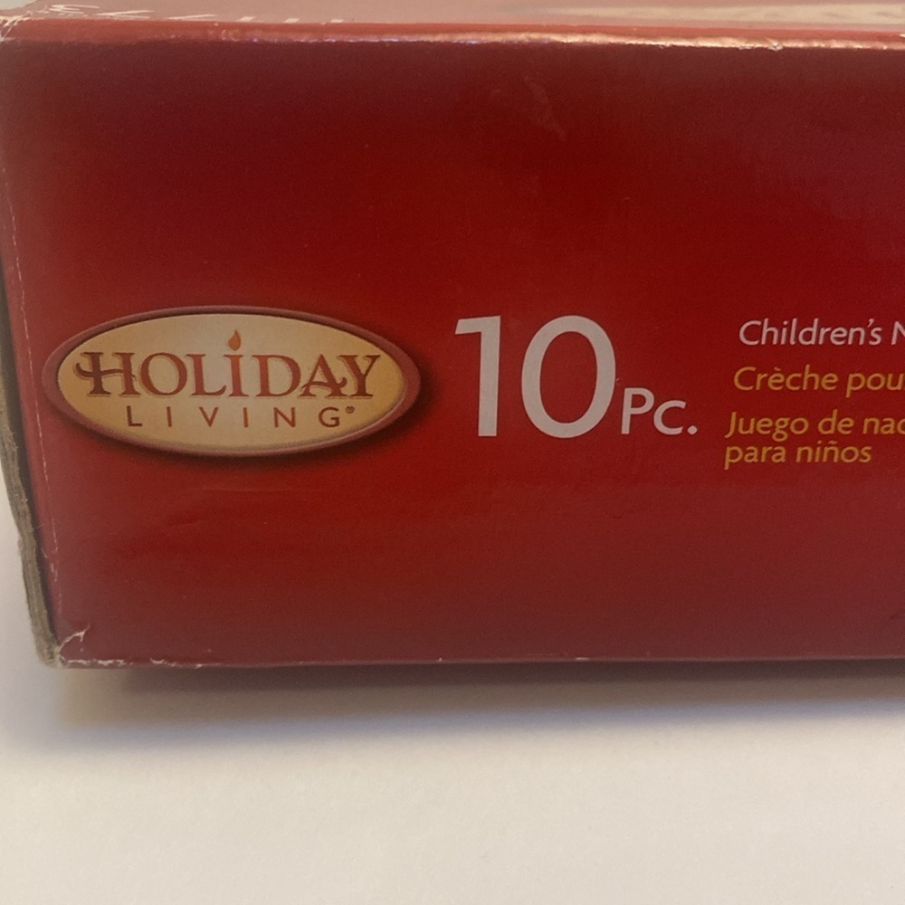 HOLIDAY LIVING 10 pc. Children's Nativity Set #111773 - Picture 2 of 13